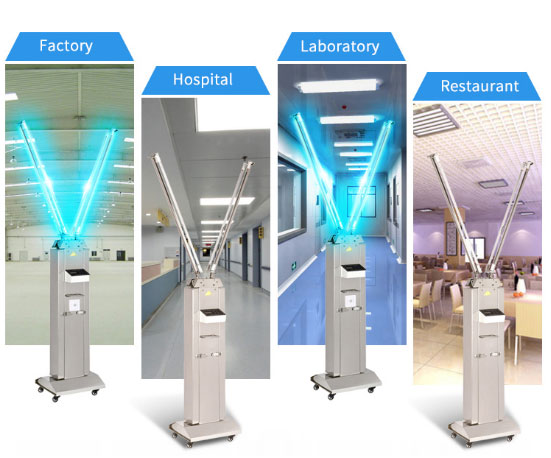 Sjukhus medicinsk UV-rumsterilisator