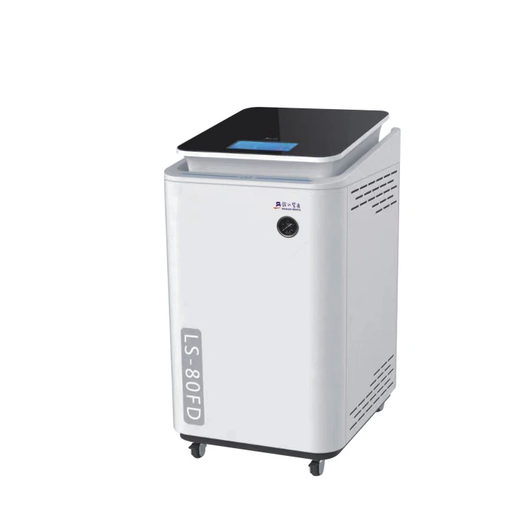 Vertikal tryck ångsterilisator automatisk flip-top